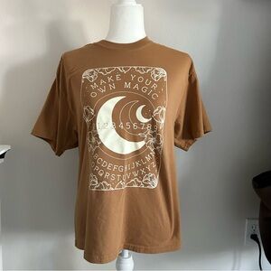 Fifth Sun Short Sleeve Tee Shirt in Orange Brown Women’s Size XS Casual Soft
